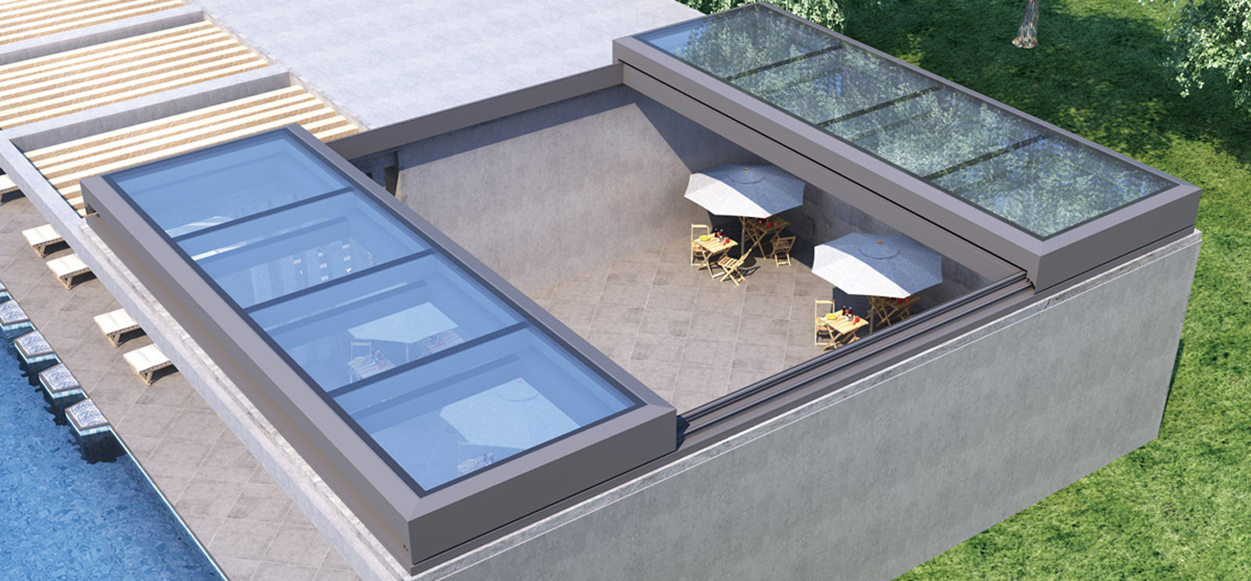 Electric Sliding Skylight