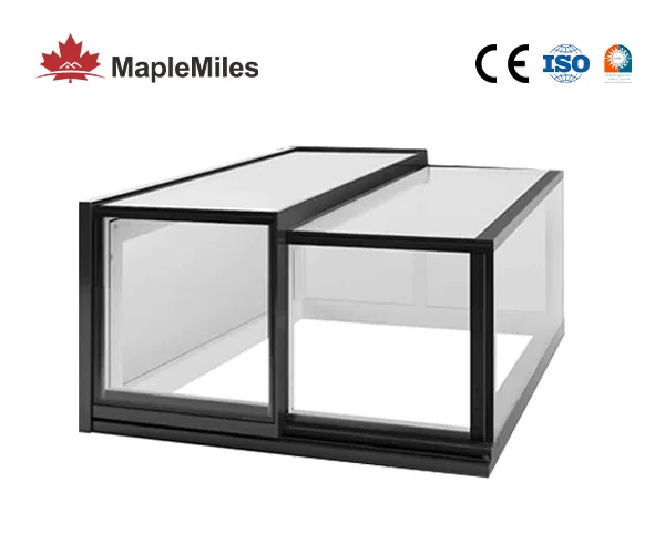 L Shape Sliding Skylight