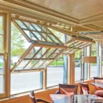 UPVC Vertical Fold up Windows