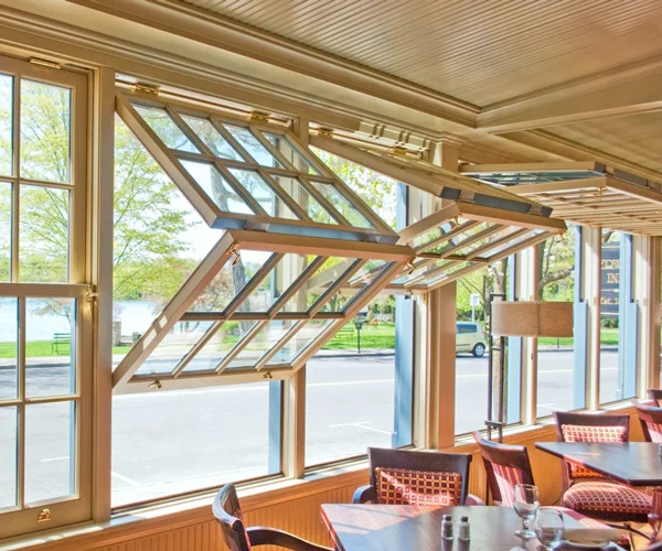 UPVC Vertical Fold up Windows