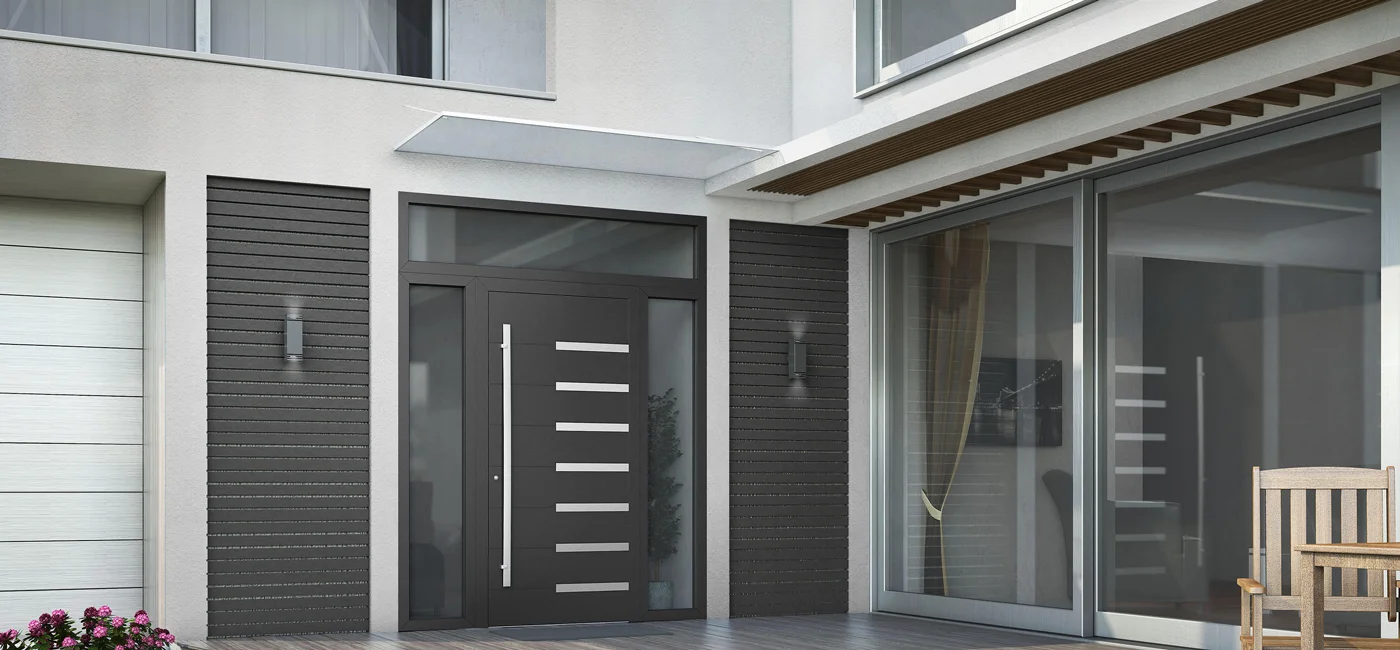 Buy Aluminum and Steel Entry Door