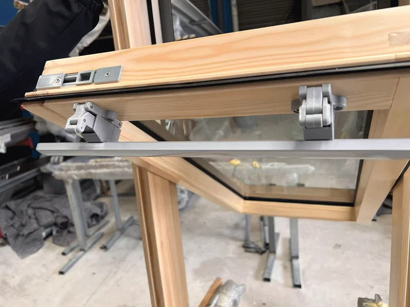 Details of Aluminum Clad Wood Skylight to Portugal