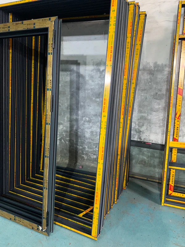 Aluminum Sliding Windows and Doors in Factory
