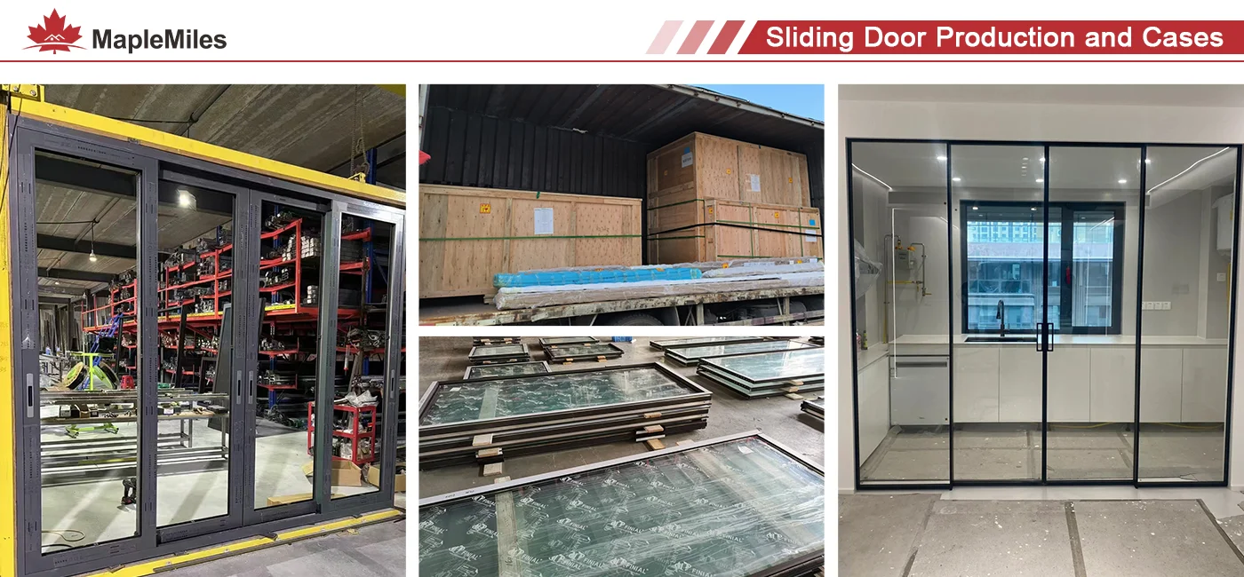 Delivery and Cases of Sliding Door
